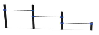 French triple push-up bar French triple push-up bar